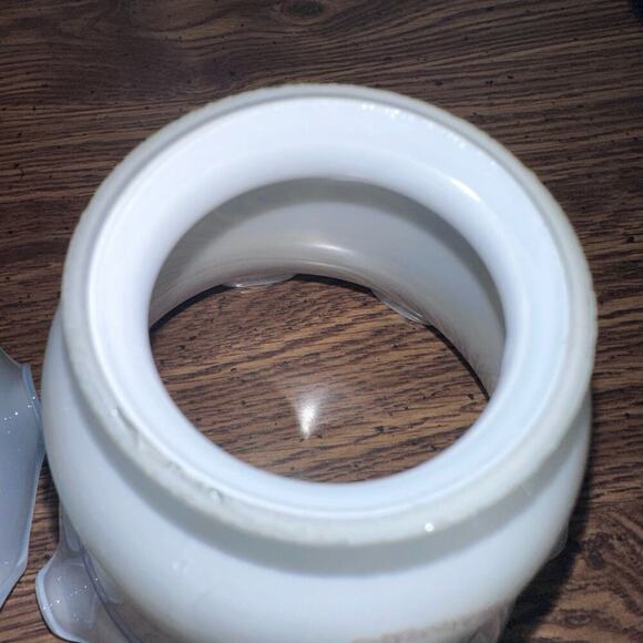 NOS Prestigeline Blue Cameo Crimp Shade 2 1/4” Fitter #40014 Original Mfg Tags - Picture 7 of 10